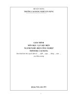 Giáo trình vật liệu điện (nghề điện công nghiệp   cao đẳng) 
