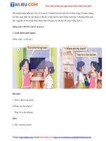 Tải Tiếng Anh lớp 3 Unit 13 Lesson 2 trang 20 Global Success Kết nối tri thức