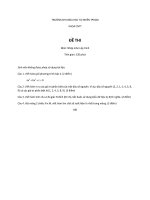 ĐÁP ÁN THAM KHẢO ĐỀ NHẬP MÔN LẬP TRÌNH