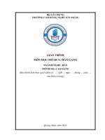 Giáo trình hàn gang (nghề hàn   cao đẳng) 