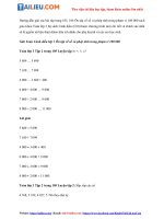 Tải Giải Toán 3 Ôn tập về số và phép tính trong phạm vi 100 000 trang 105, 106 Cánh diều