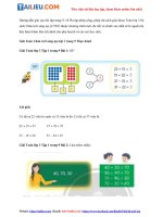 Tải Giải Toán 3 Ôn tập phép cộng, phép trừ trang 9, 10 Chân trời sáng tạo