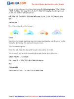 Tải Giải sách giáo khoa Tiếng Việt lớp 2 Bài 2: Thời khóa biểu trang 13, 14, 15, 16, 17 - Chân Trời...