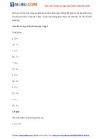 Tải Giải Toán lớp 3 trang 49 SGK Tập 1 Bài 1, 2, 3, 4, 5 đầy đủ