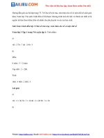 Tải Giải Toán 3 Chia số tròn trục, tròn trăm cho số có một chữ số trang 75, 76 Cánh diều