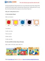 Tải Tiếng Anh lớp 3 Getting Started Lesson 4 trang 8 iLearn Smart Start