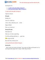 Tải Giải Tiếng Anh lớp 1 Unit 2: Lesson Story SGK - Cánh diều