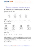 Tải Giải sách giáo khoa Toán lớp 2 Bài: Phép trừ (không nhớ) trong phạm vi 1000 trang 60, 61 - sách...