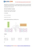 Tải Giải Toán 3 Luyện tập trang 30, 31 Cánh diều