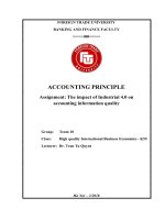 (Tiểu luận FTU) the impacts of industry 4 0 on the accounting information quality 