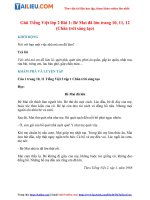 Tải Giải sách giáo khoa Tiếng Việt lớp 2 Bài 1: Bé Mai đã lớn trang 10, 11, 12 - Chân Trời Sáng Tạo