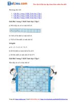 Tải Giải Toán lớp 2 trang 3 SGK Tập 1: Ôn tập các số đến 100 đầy đủ