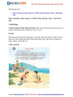 Tải Giải Tiếng Việt 3 KNTT Tập 1 Bài 4: Lần đầu ra biển trang 21, 22