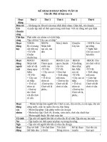 TUẦN 18 một số LOAI RAU củ 