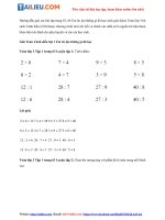 Tải Giải Toán 3 Em ôn lại những gì đã học trang 63, 64 Cánh diều