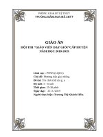 GIAO AN TRO CHOI CHƯ CAI 