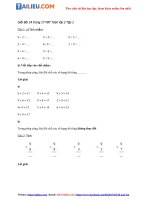 Tải Giải VBT Toán lớp 2 trang 17 Tập 1 Bài 14 đầy đủ