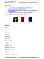 Tải Giải Tiếng Anh lớp 1 Unit 0: Lesson Content Concepts SGK - Cánh diều