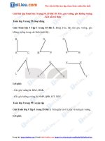 Tải Giải Toán 3 Bài 18: Góc, góc vuông, góc không vuông trang 54, 55 Kết nối tri thức