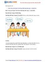 Tải Giải Bài 2: Em yêu tổ quốc Việt Nam trang 12, 13, 14, 15, 16, 17 Đạo đức lớp 3 CD