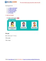 Tải Giải Lesson 2 Unit Starter: Hello! SGK Tiếng Anh 2 - Chân trời sáng tạo