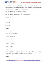 Tải Giải Toán 3 Tính giá trị của biểu thức trang 33 Chân trời sáng tạo