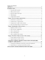 (Tiểu luận FTU) libra currency and fed s reaction to its appearance 