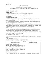 giáo án công nghệ lớp 3 kết nối tri thức cv 2345 tuan 22 