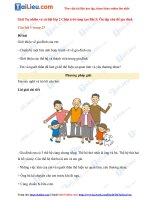 Tải Giải Tự nhiên và xã hội lớp 2 Chân trời sáng tạo Bài 5: Ôn tập chủ đề gia đình