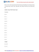 Tải Giải Toán lớp 3 trang 19 SGK Tập 1 Bài 1, 2, 3 đầy đủ