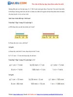 Tải Giải Toán 3 Mi-li-mét trang 12, 13 Cánh diều