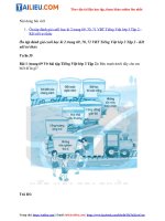 Tải Giải VBT Tiếng Việt lớp 3 Ôn tập đánh giá cuối học kì 2 trang 69, 70, 71 - Kết nối tri thức