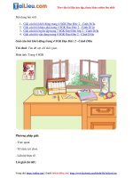 Tải Giải bài tập Đạo Đức lớp 2 Bài 1: Quý trọng thời gian trang 7, 8, 9 Cánh Diều