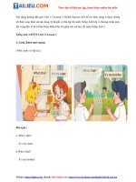 Tải Tiếng Anh lớp 3 Unit 11 Lesson 1 trang 6 Global Success Kết nối tri thức