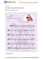 Tải Giải nói và nghe: Bài hát Bà cháu trang 101, 102 Tiếng Việt 2 Tập 1 sách Cánh Diều