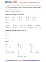 Tải Giải Toán 3 Bảng chia 8 trang 65 Chân trời sáng tạo