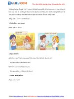 Tải Tiếng Anh lớp 3 Unit 2 Lesson 1 trang 16 Global Success Kết nối tri thức