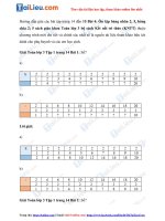 Tải Giải Toán 3 Bài 4: Ôn tập bảng nhân 2; 5, bảng chia 2; 5 trang 14, 15 Kết nối tri thức