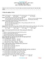  de thi giua HK1 GDQP 11 nam 2022 2023 de 1 