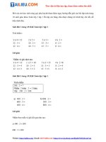 Tải Giải Toán lớp 3 trang 10 SGK Tập 1 Bài 1, 2, 3, 4 đầy đủ