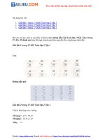 Tải Giải Toán lớp 2 trang 17 SGK Tập 1: 49 + 25 đầy đủ