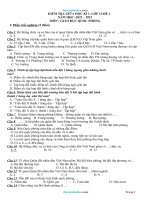  de thi giua HK1 GDQP 12 nam 2022 2023 de 1 