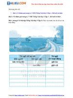 Tải Giải VBT Tiếng Việt lớp 3 Bài 2: Về thăm quê trang 6, 7 - Kết nối tri thức