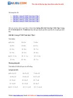 Tải Giải Toán lớp 2 trang 56 SGK Tập 1: Tìm số bị trừ đầy đủ