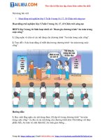 Tải Tuần 5 trang 16, 17, 18 SGK Hoạt động trải nghiệm lớp 3 Chân trời sáng tạo