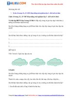 Tải Giải vở bài tập Hoạt động trải nghiệm lớp 3 Tuần 14 trang 32, 33 Góc học tập đáng yêu, Góc nhà t...