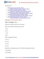 Tải Bộ 5 đề thi Toán lớp 3 giữa học kì 1 năm 2021 (Có đáp án)