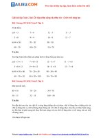 Tải Giải sách giáo khoa Toán lớp 2 Bài: Ôn tập phép cộng và phép trừ trang 119, 120, 121, 122, 123,...