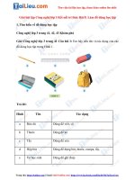 Tải Giải Bài 8: Làm đồ dùng học tập trang 41 - 45 Công nghệ lớp 3 Kết nối tri thức