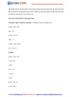 Tải Giải Toán lớp 3 Luyện tập chung trang 95, 96